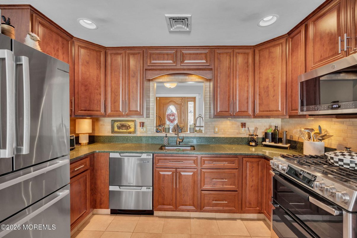 Interior, Kitchen, Recessed Lighting, Stainless Steel Appliances