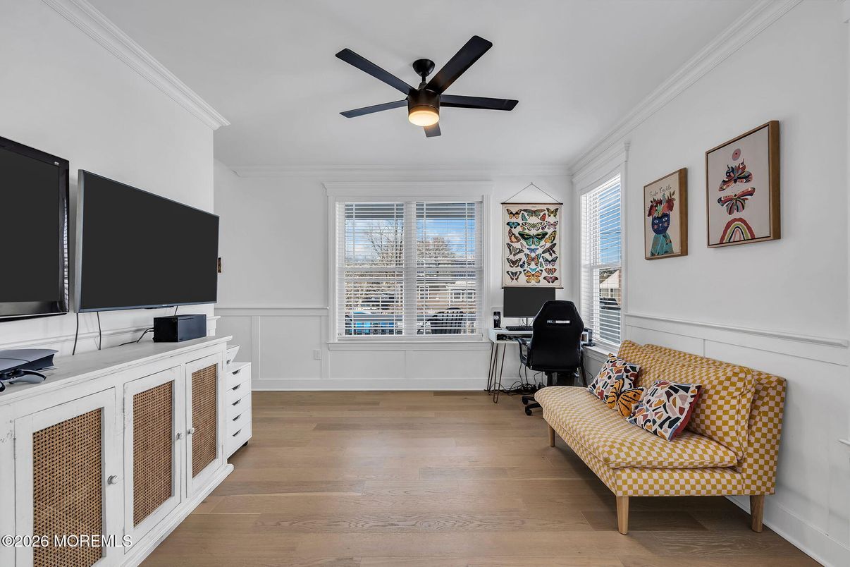 Home Office, Interior, Wood Texture Flooring