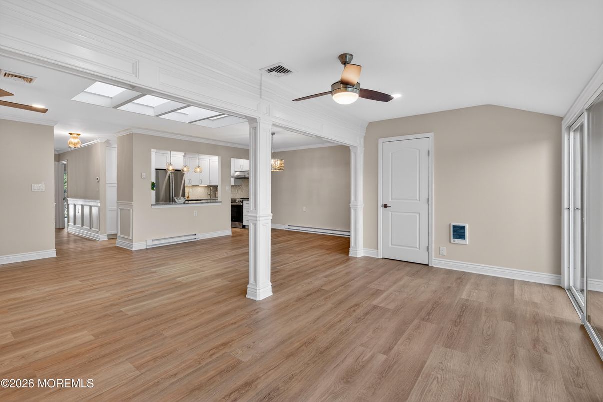 Empty room, Interior, Wood Texture Flooring