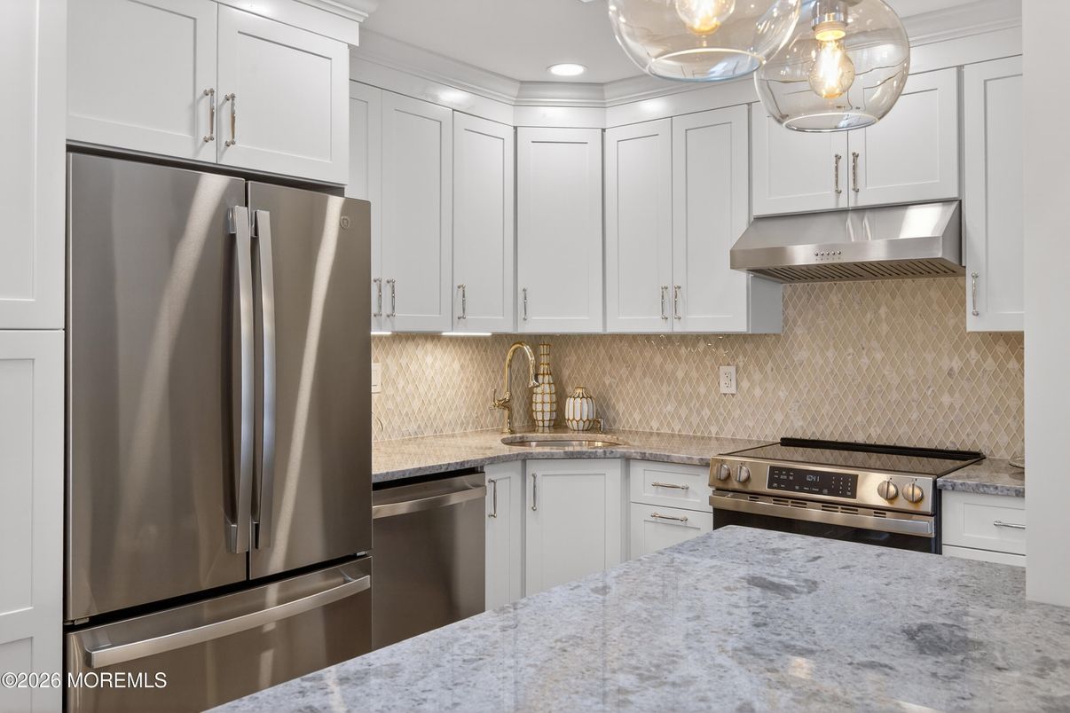 Interior, Kitchen, Recessed Lighting, Stainless Steel Appliances