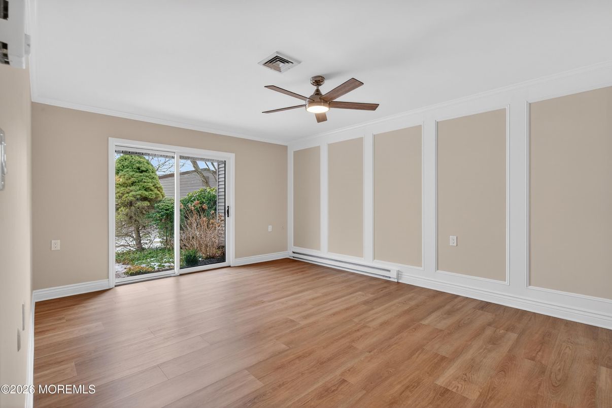 Empty room, Interior, Wood Texture Flooring