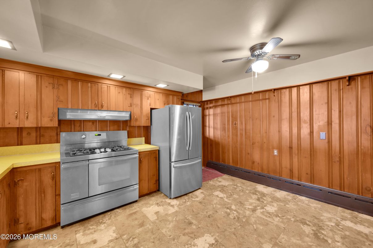 Interior, Kitchen, Wooden Walls