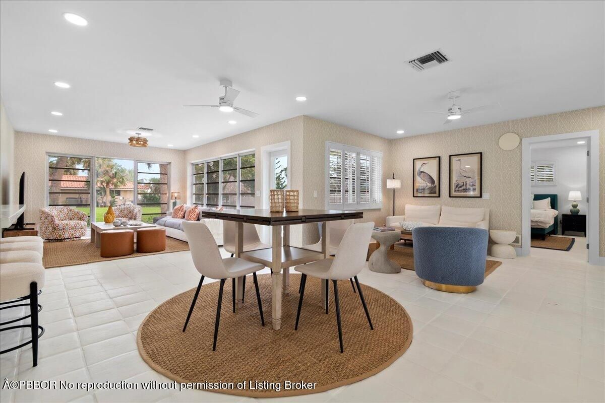 Dining room, Interior, Living room, Recessed Lighting
