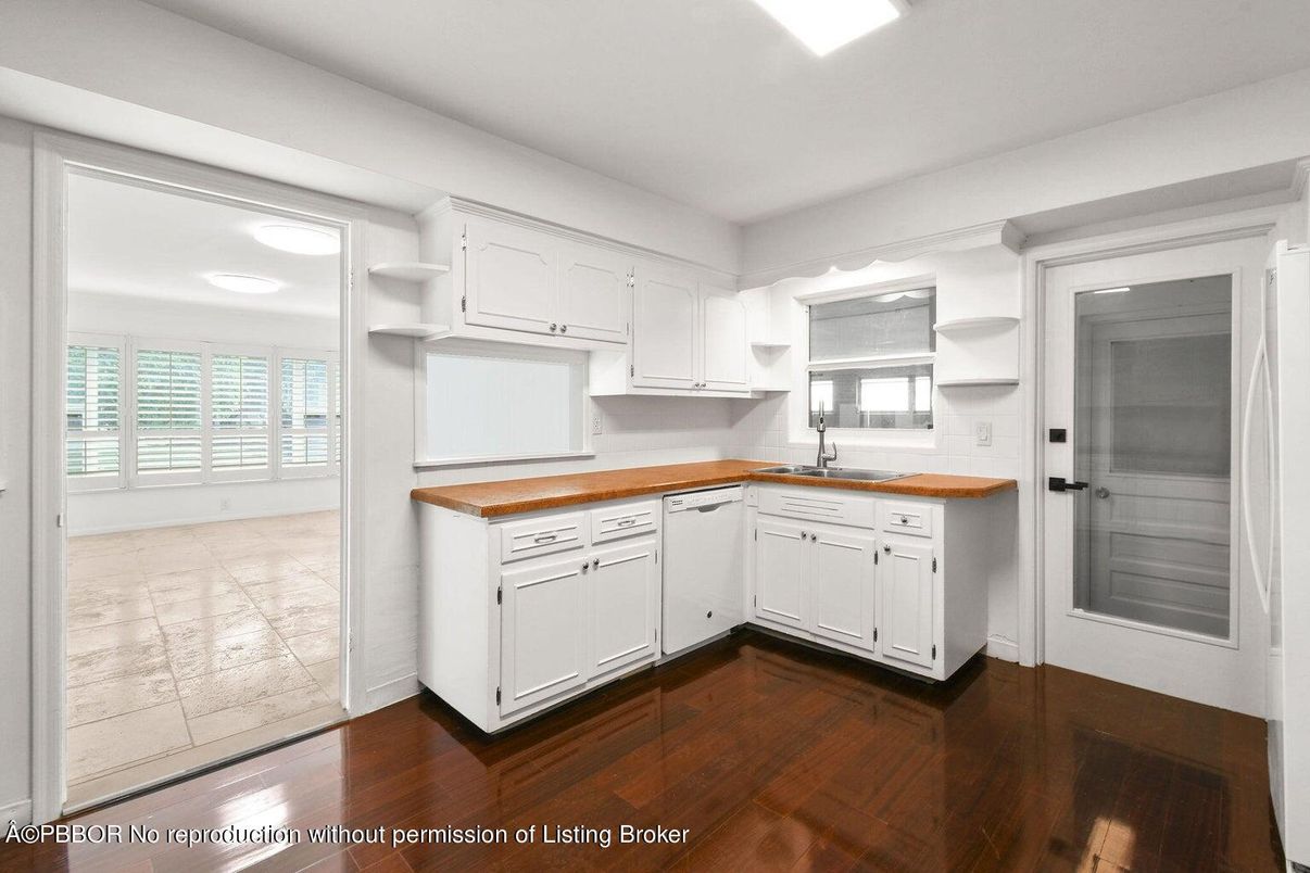 Interior, Kitchen, Wood Texture Flooring