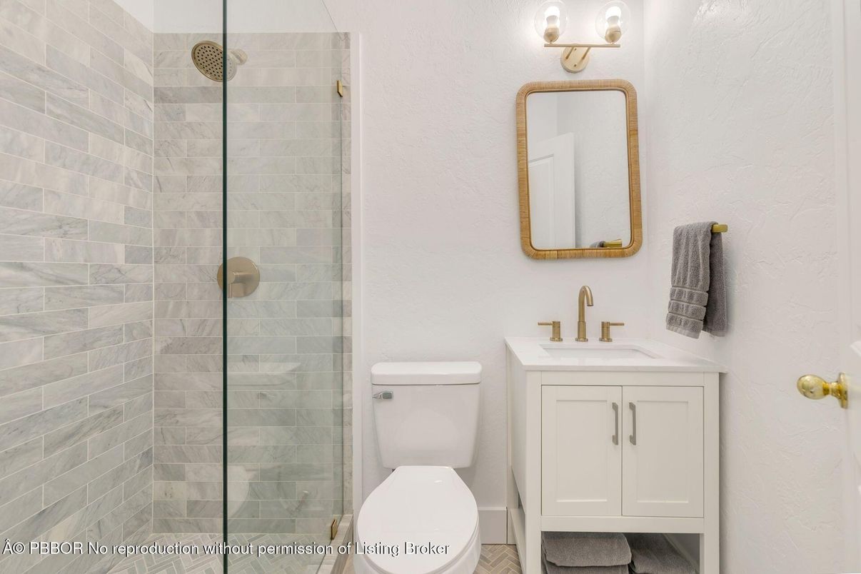 Bathroom, Glass Shower, Interior