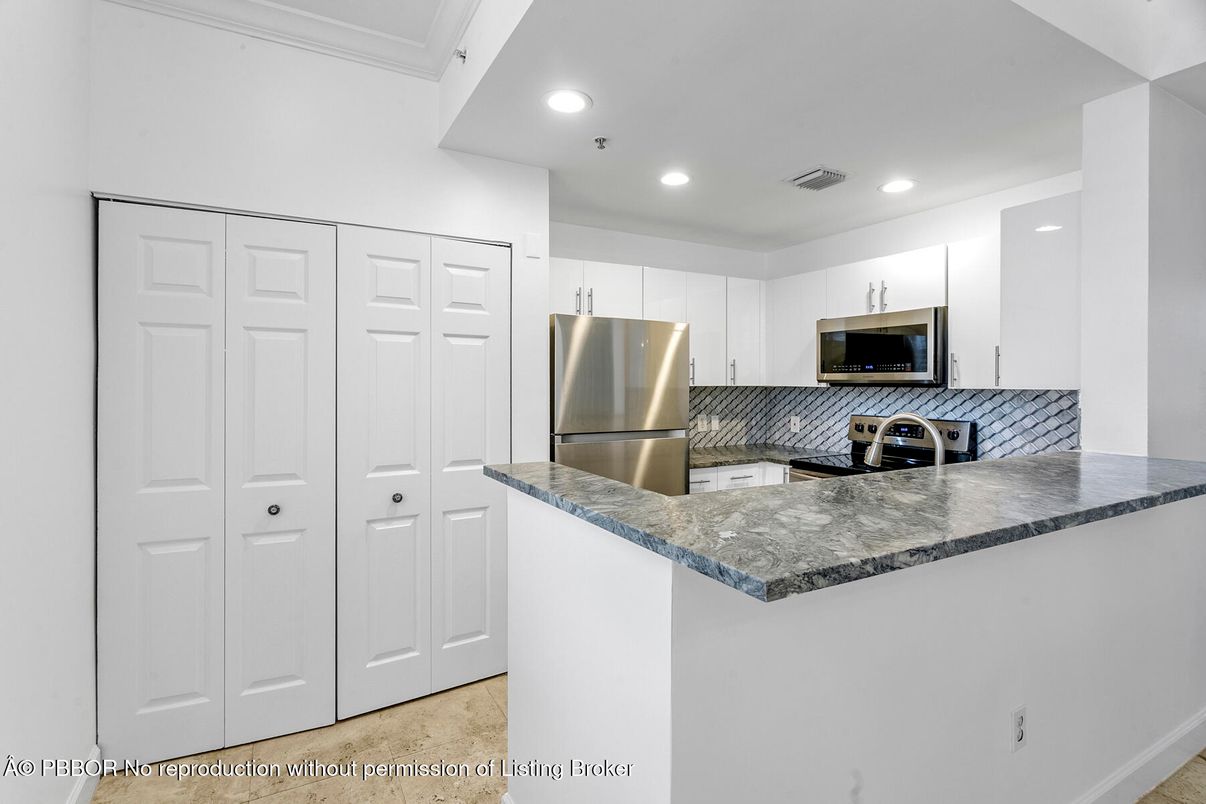 Interior, Kitchen, Recessed Lighting, Stainless Steel Appliances