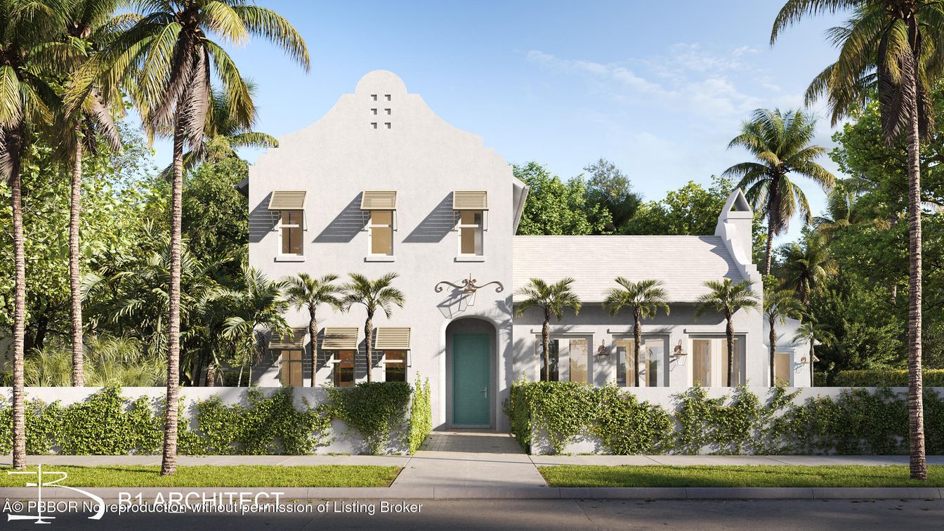 Exterior, Facade, Spanish Mediterranean