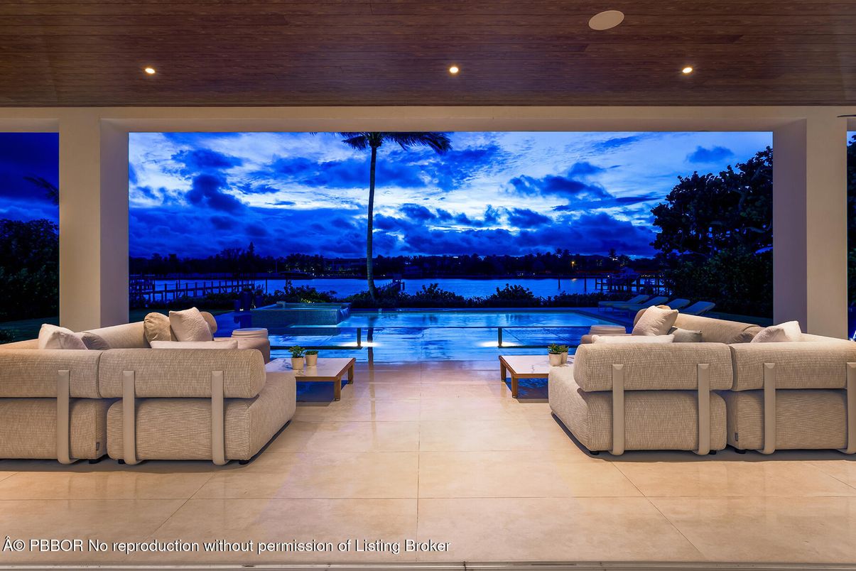 Interior, Living room, Pool, Recessed Lighting, Water, Wooden Ceilings