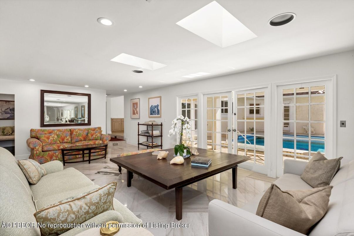 Interior, Living room, Recessed Lighting