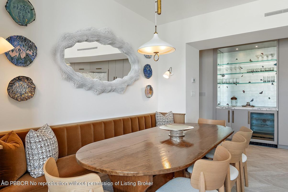 Dining room, Interior, Pendant Lights