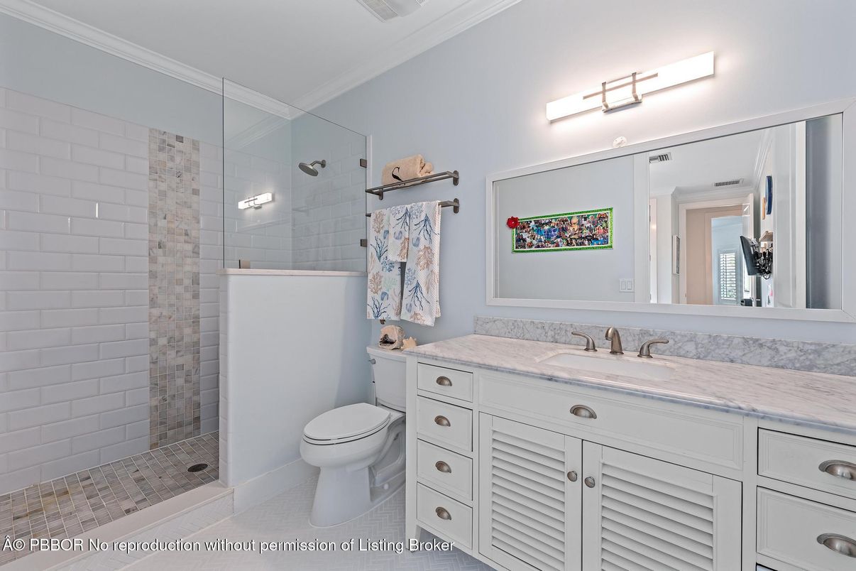 Bathroom, Glass Shower, Interior