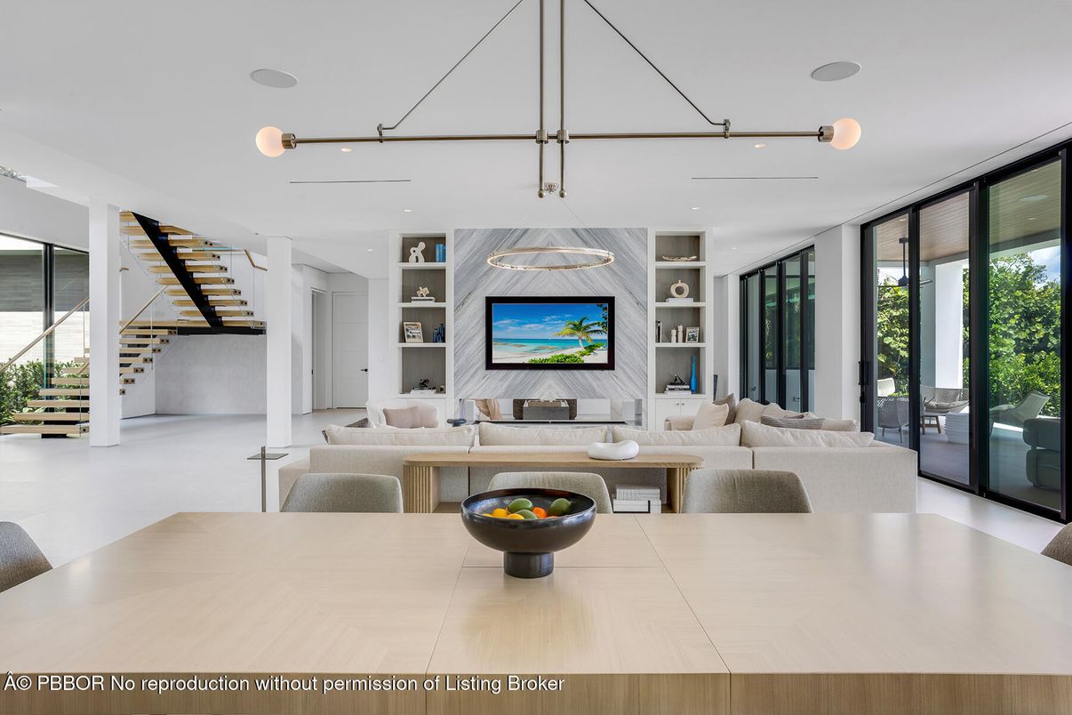 Interior, Living room, Recessed Lighting