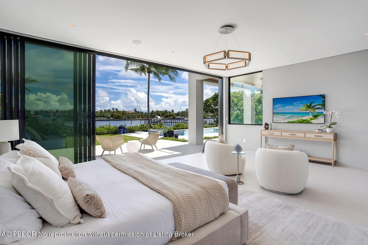 Bedroom, Interior, Pendant Lights, Recessed Lighting