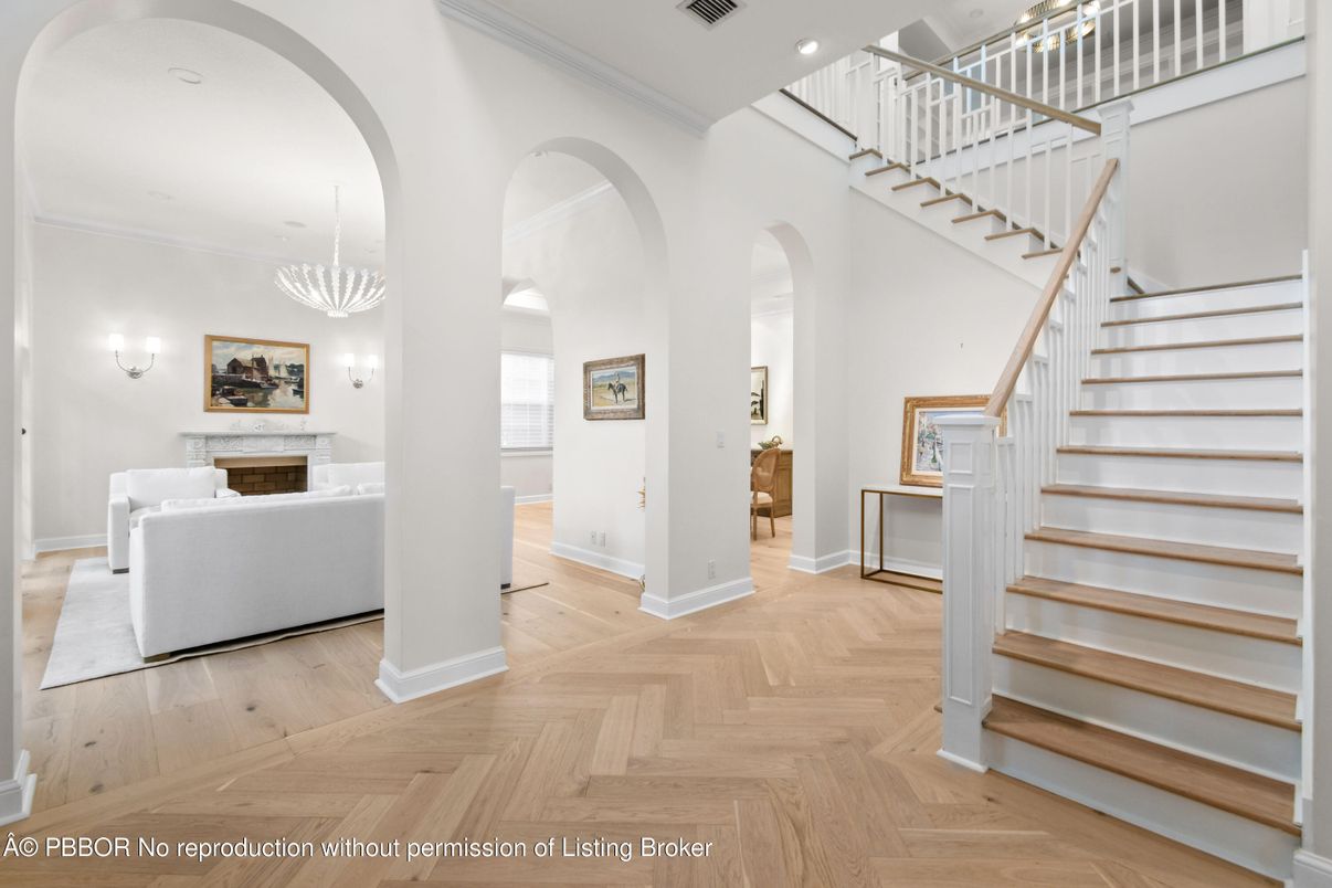 Chandelier, Fireplace, Interior, Recessed Lighting, Wood Texture Flooring