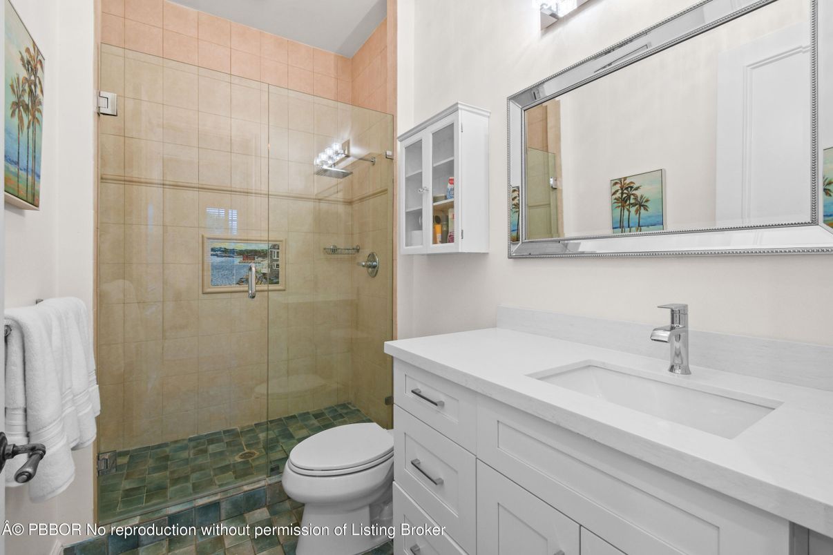 Bathroom, Glass Shower, Interior