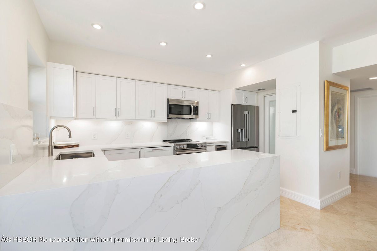 Interior, Kitchen, Recessed Lighting, Stainless Steel Appliances