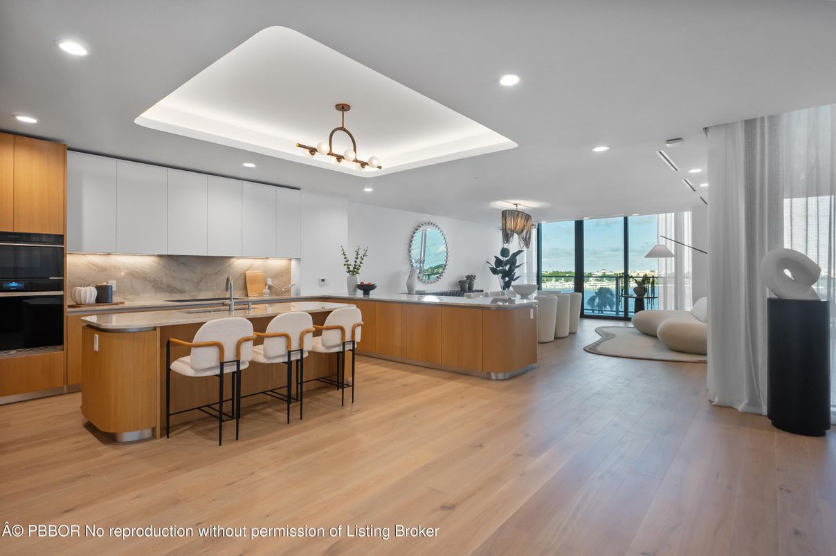 Chandelier, Interior, Kitchen, Living room, Recessed Lighting, Wood Texture Flooring