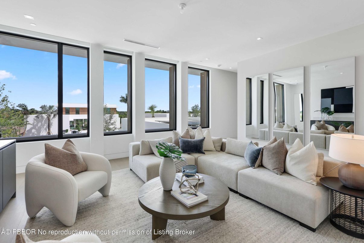 Interior, Living room, Recessed Lighting
