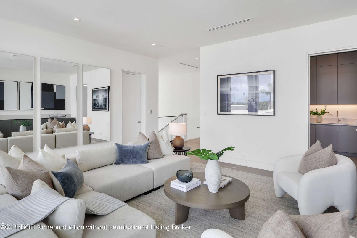 Interior, Living room, Recessed Lighting