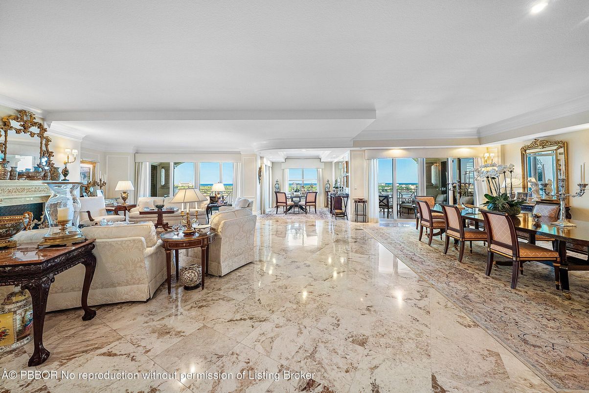 Dining room, Fireplace, Interior, Living room, Recessed Lighting