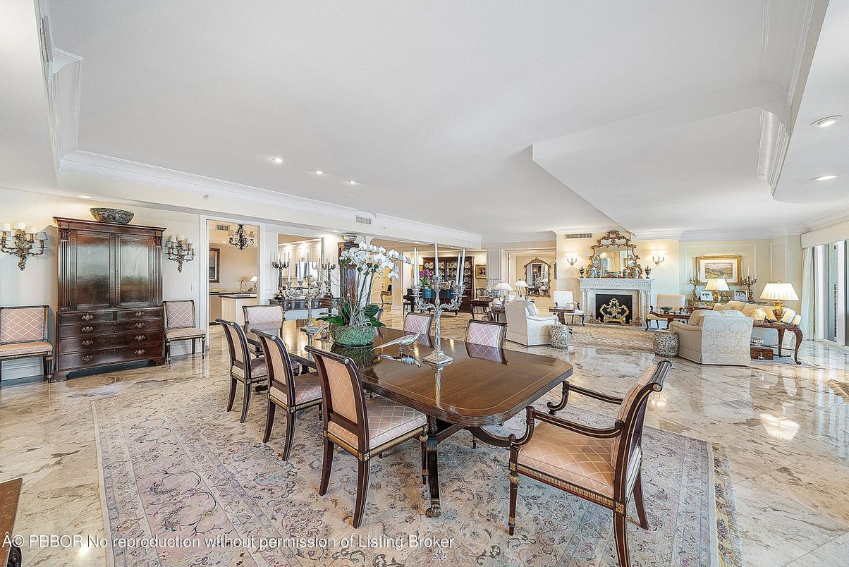 Dining room, Fireplace, Interior, Living room, Recessed Lighting