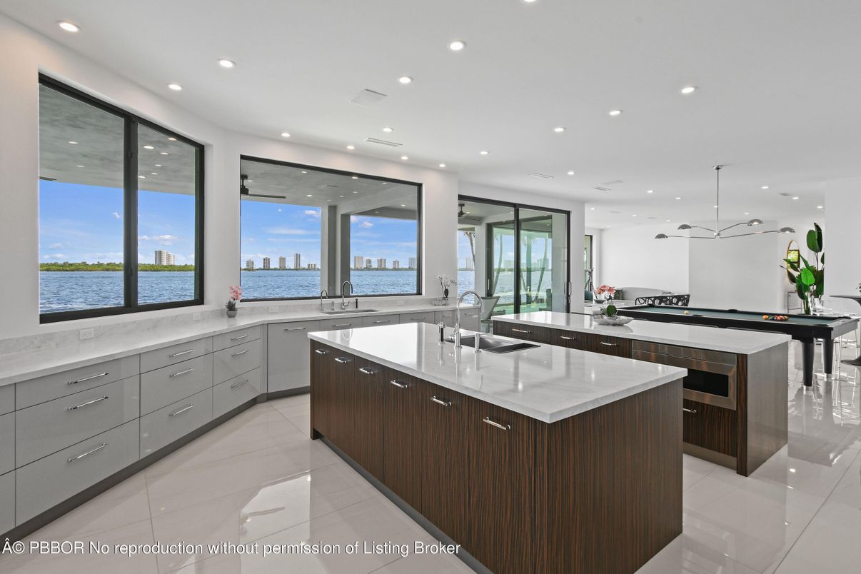 Interior, Kitchen, Pendant Lights, Recessed Lighting, Water