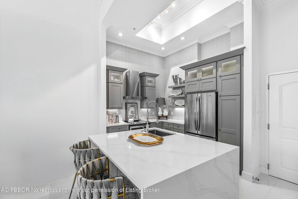Interior, Kitchen, Recessed Lighting, Stainless Steel Appliances