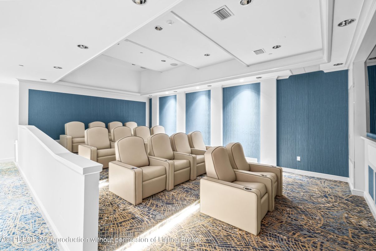 Home Theatre Room, Interior, Recessed Lighting, Theatre Room