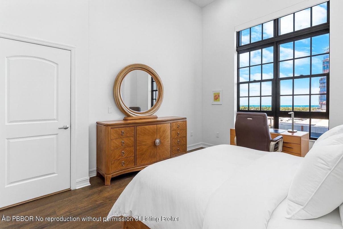 Bedroom, Home Office, Interior, Water, Wood Texture Flooring