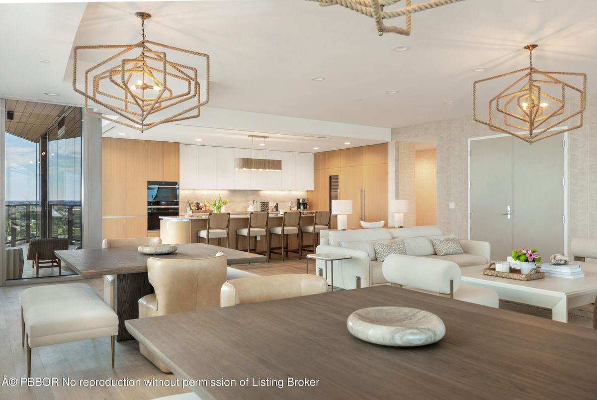 Dining room, Interior, Kitchen, Living room, Pendant Lights, Recessed Lighting