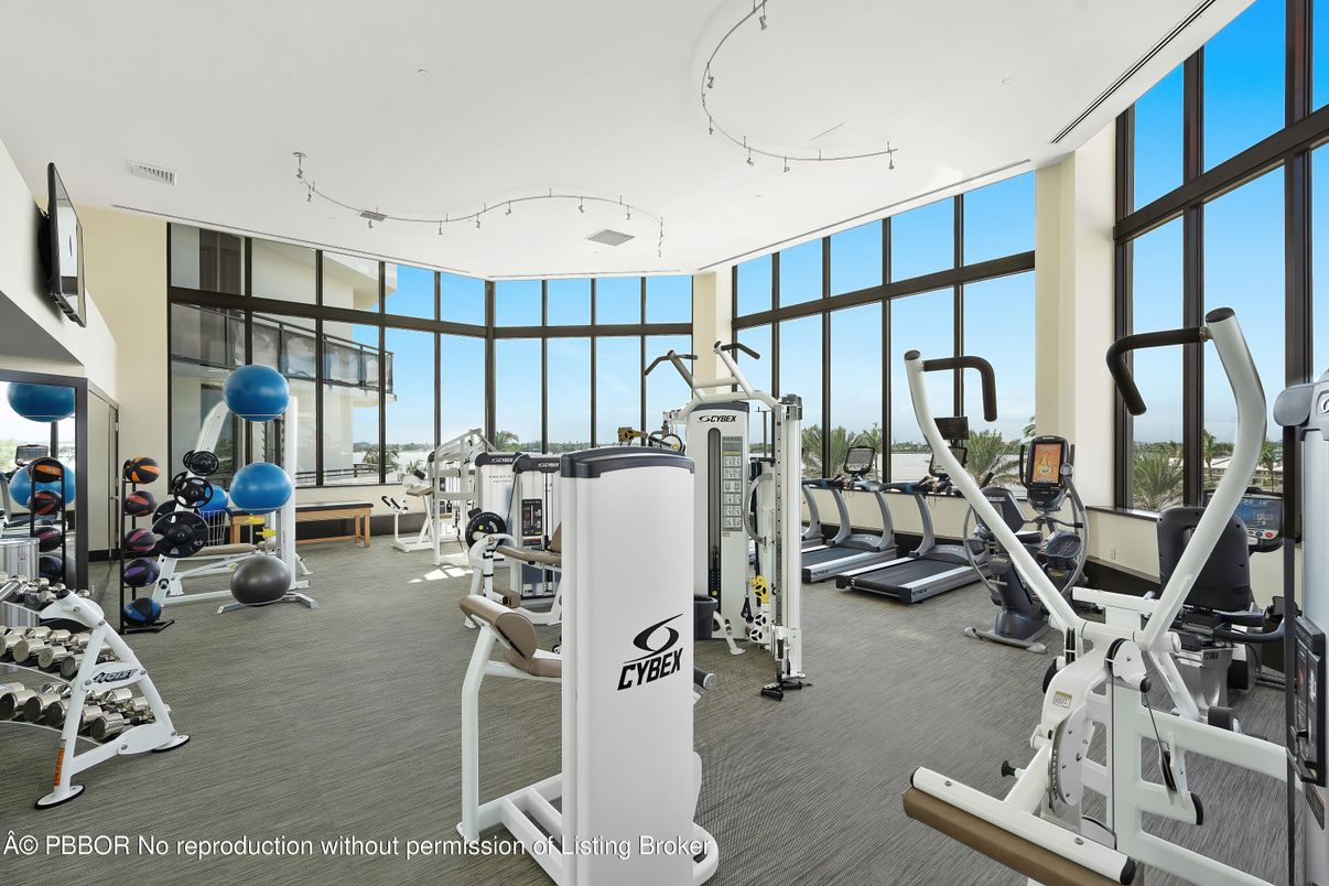 Fitness Equipment, Gym, Interior