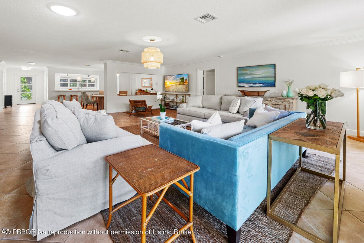 Interior, Living room, Recessed Lighting