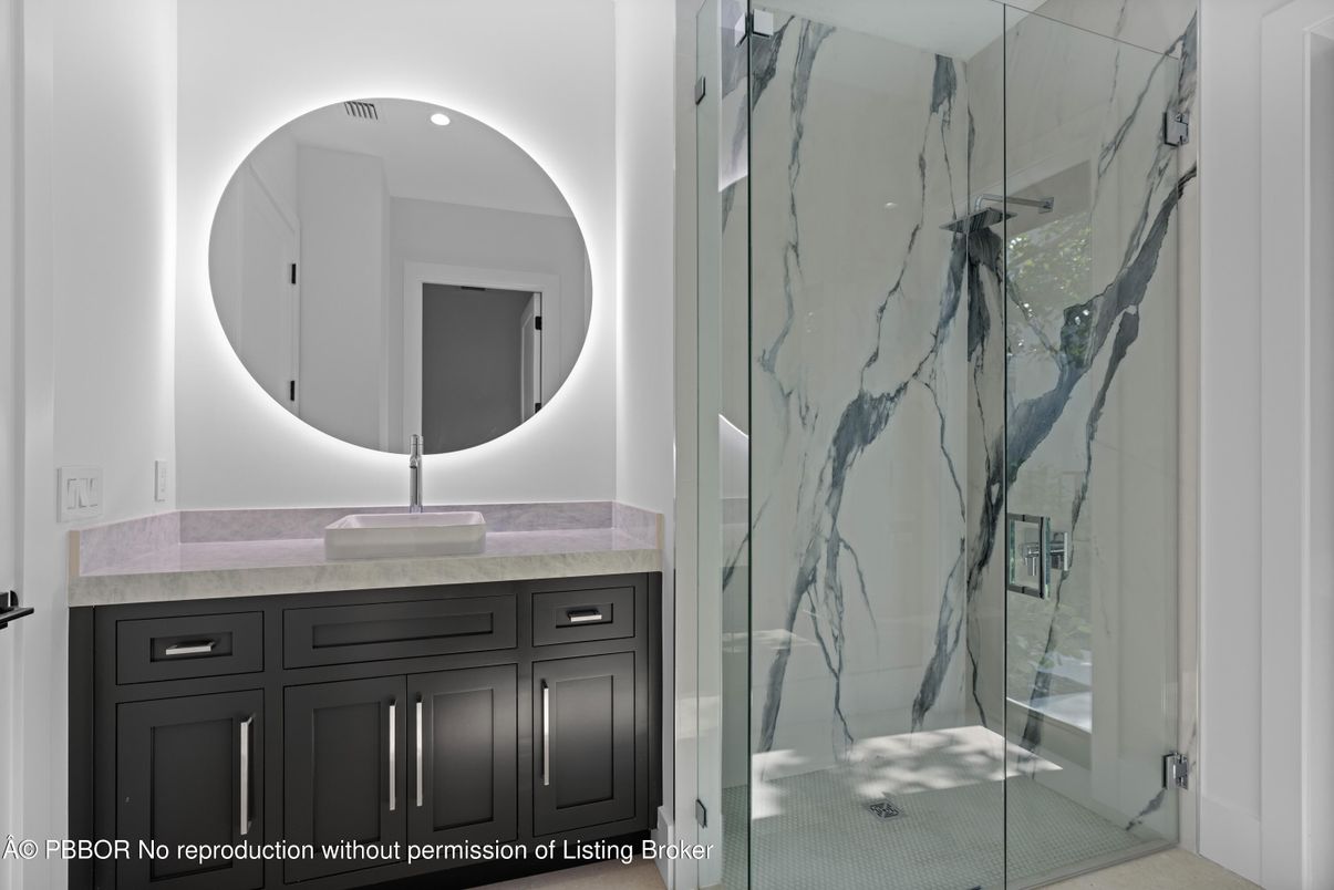 Bathroom, Glass Shower, Interior