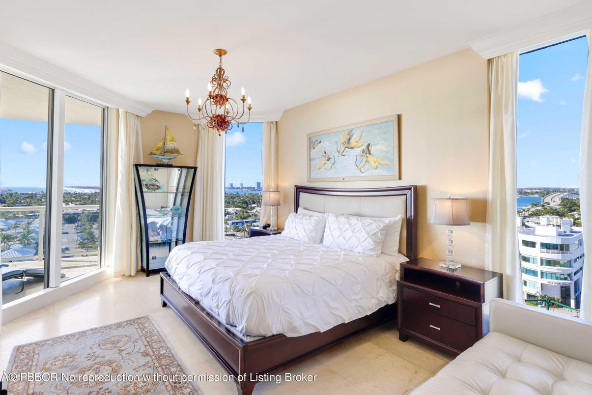 Bedroom, Chandelier, Interior