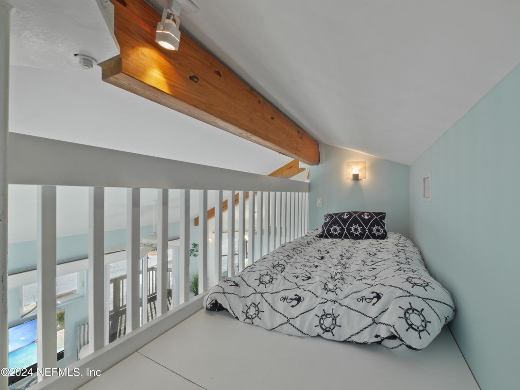 Bedroom, Interior, Wooden Beams