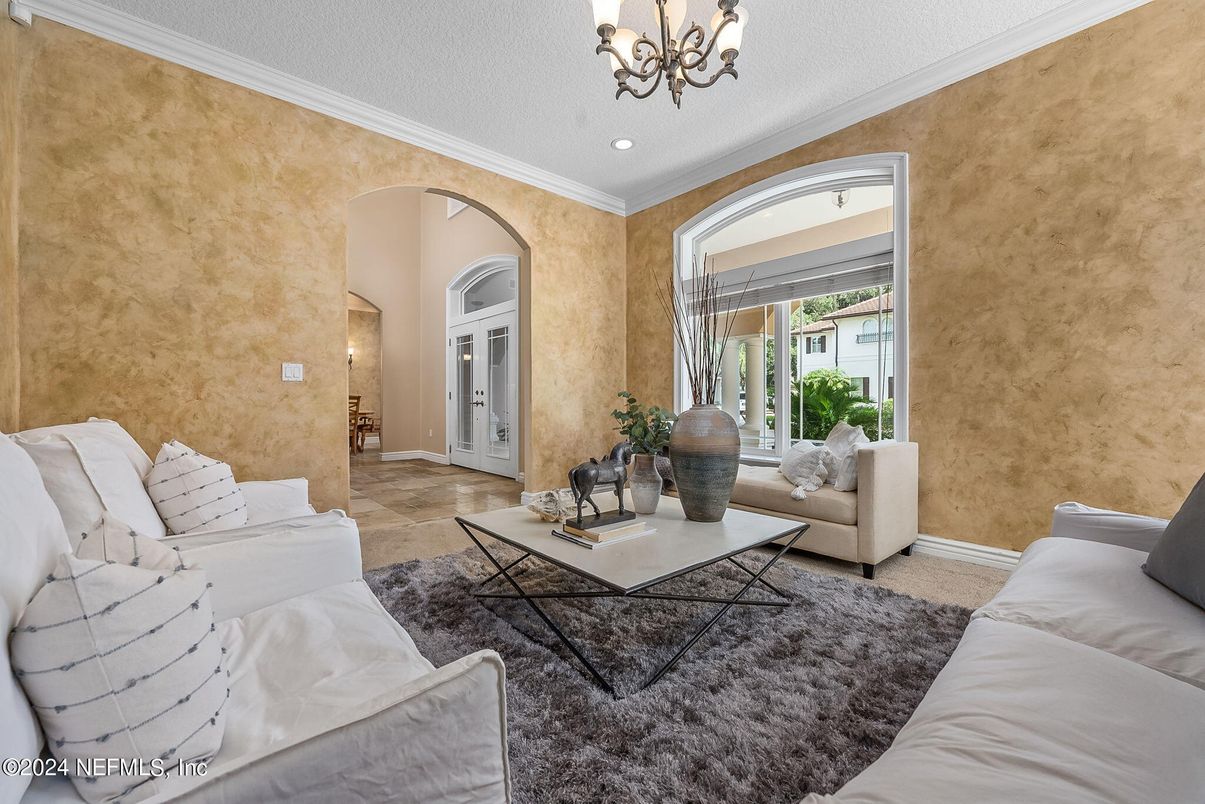 Chandelier, Interior, Living room, Recessed Lighting