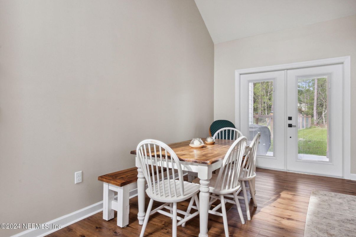 Dining room, Interior, Wood Texture Flooring