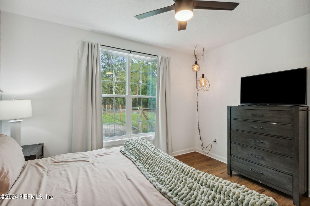 Bedroom, Interior, Wood Texture Flooring