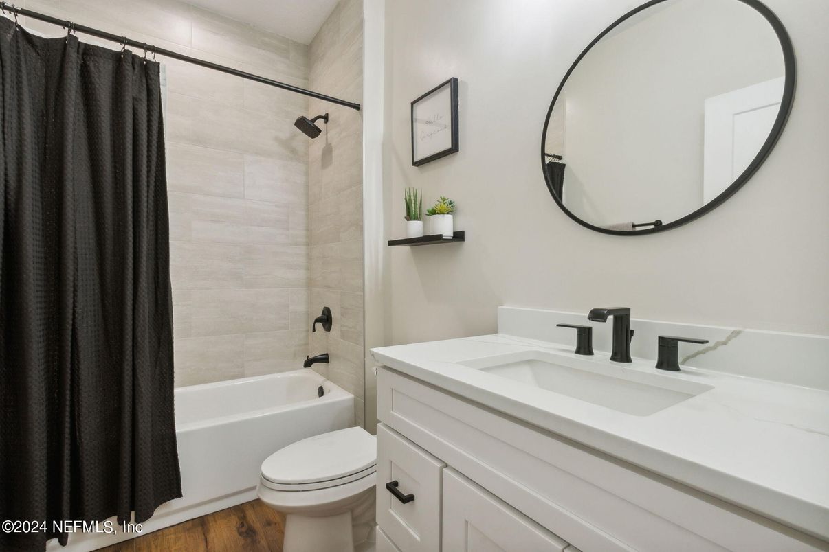Bathroom, Interior, Wood Texture Flooring