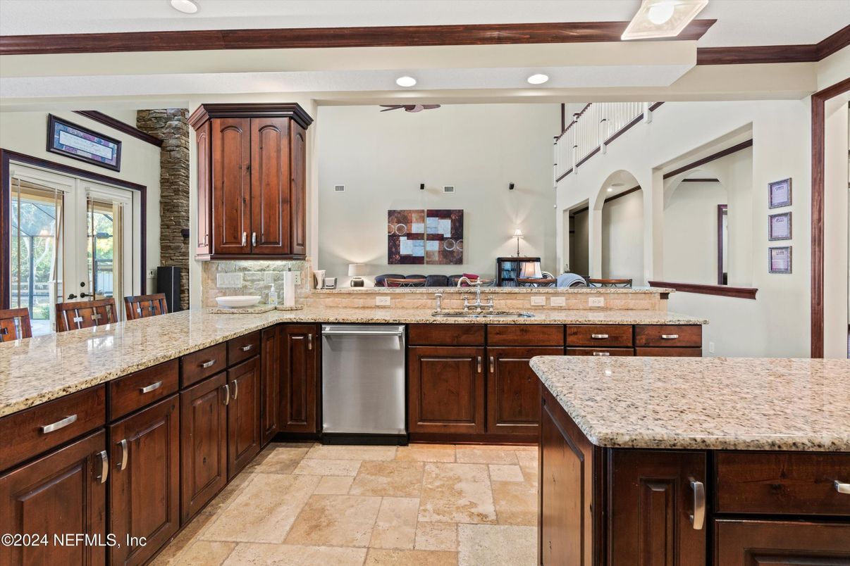 Interior, Kitchen, Recessed Lighting, Stainless Steel Appliances