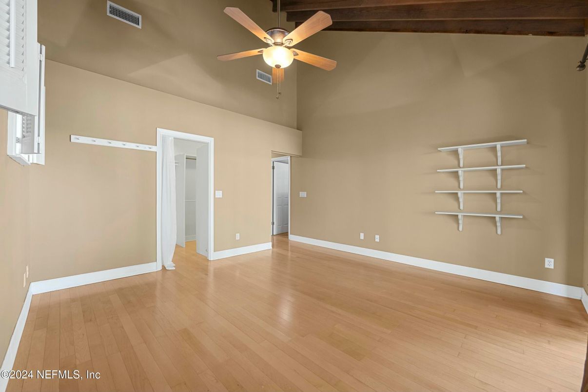 Empty room, Interior, Wood Texture Flooring