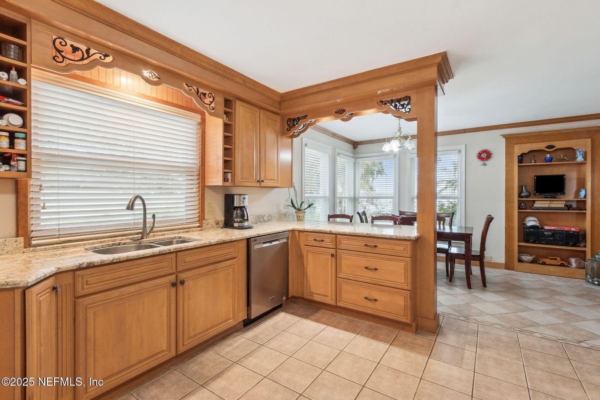 Dining room, Interior, Kitchen