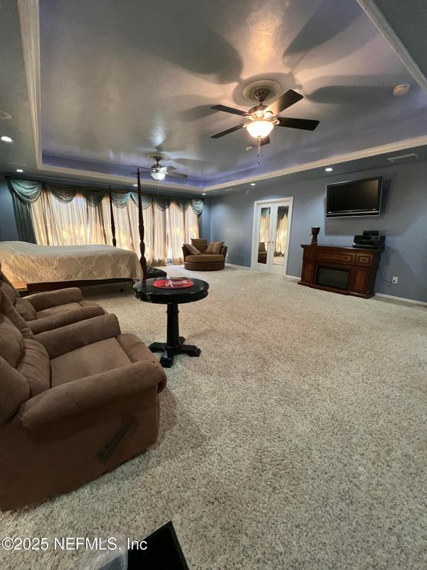 Interior, Living room, Recessed Lighting