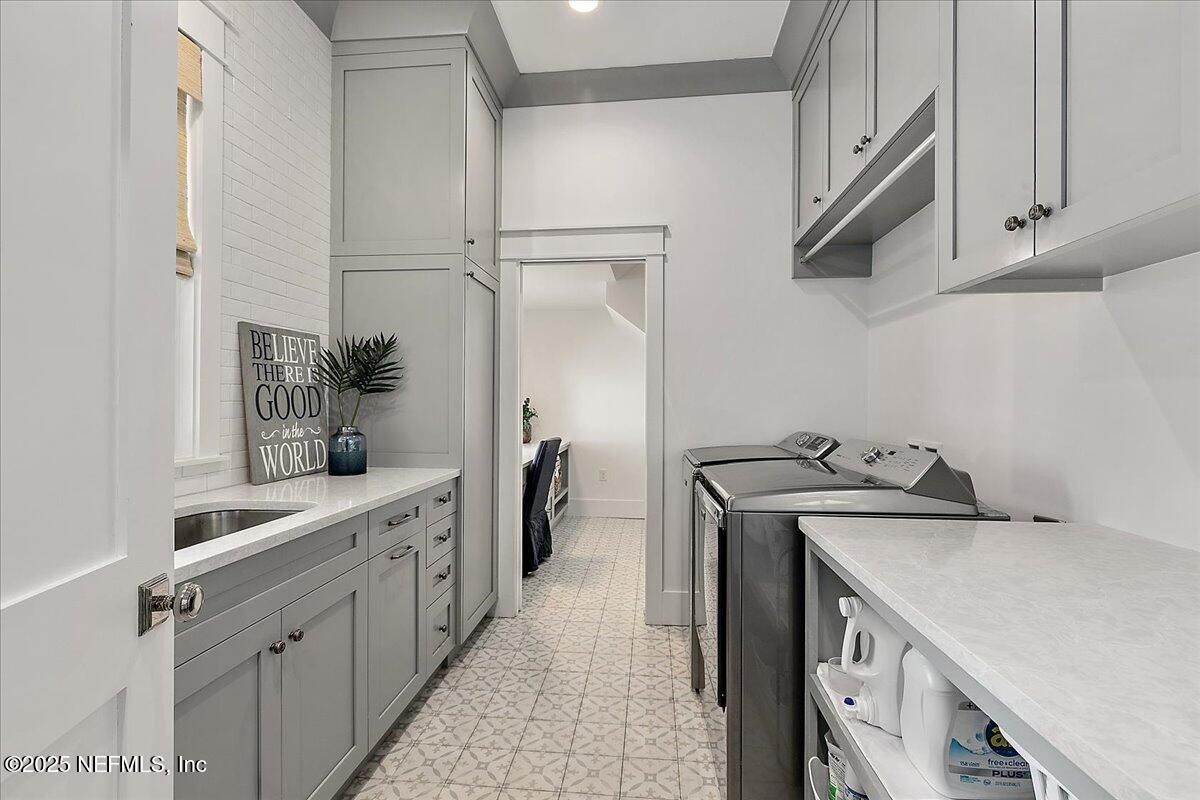Interior, Recessed Lighting, Washer