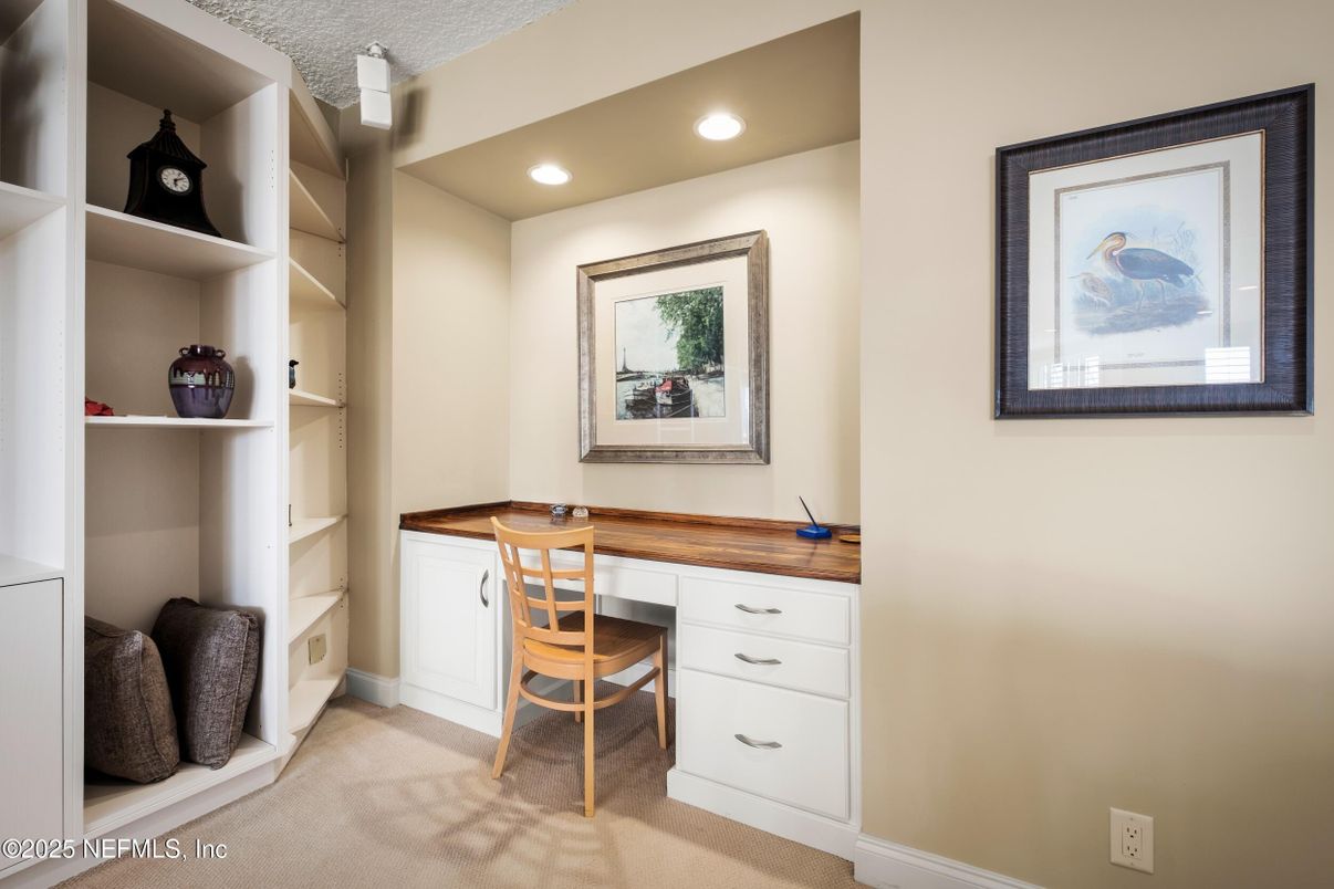 Home Office, Interior, Recessed Lighting
