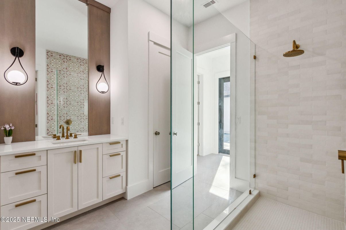 Bathroom, Glass Shower, Interior