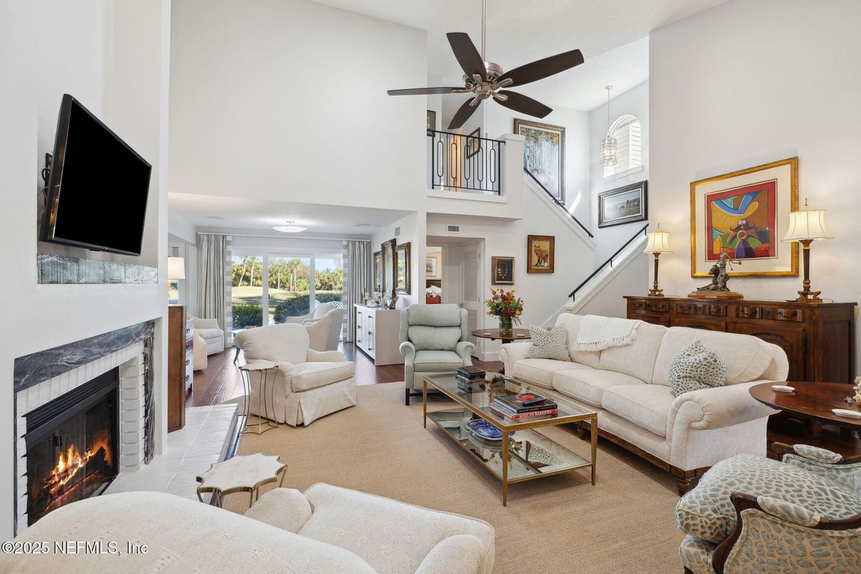 Fireplace, Interior, Living room, Wood Texture Flooring