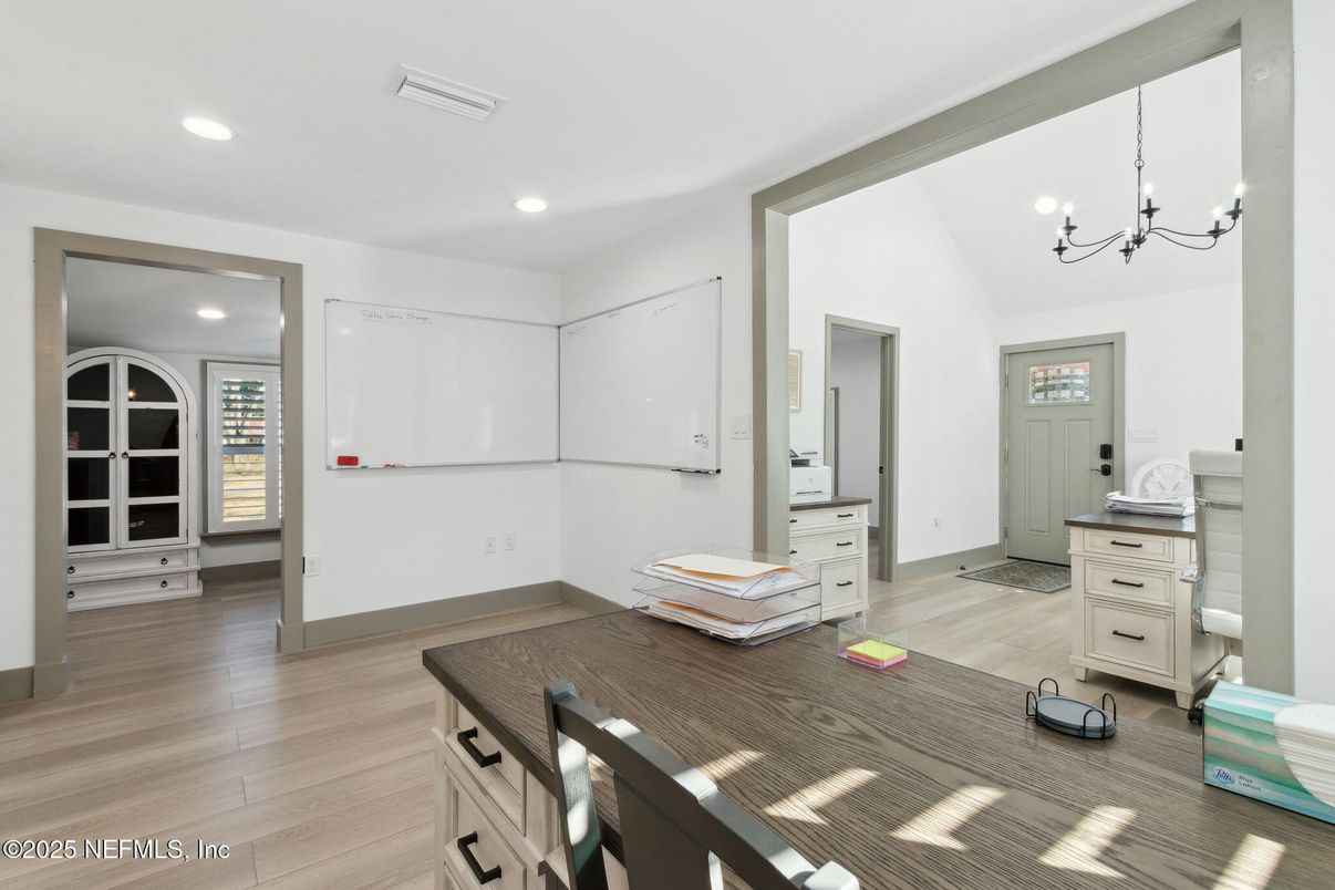 Chandelier, Interior, Recessed Lighting, Wood Texture Flooring