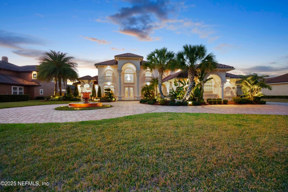 Backyard, Exterior, Facade, Mediterranean