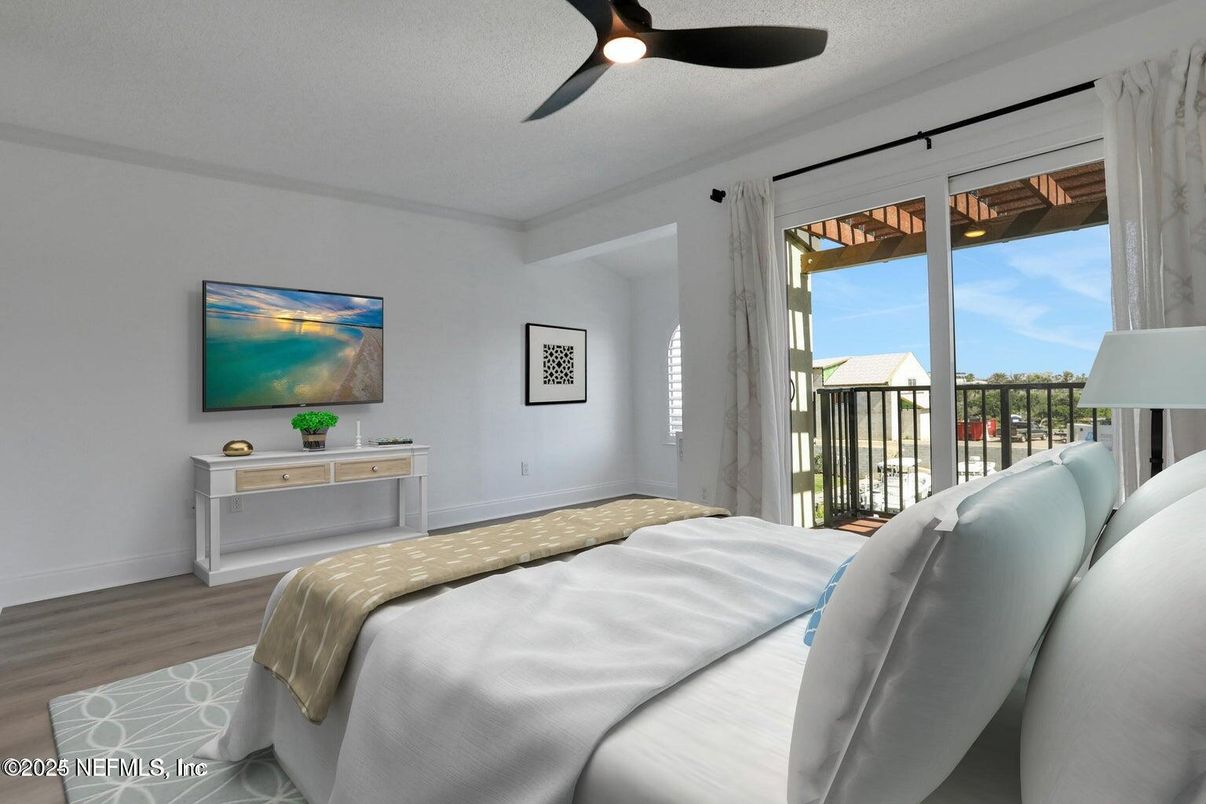 Bedroom, Interior, Wood Texture Flooring
